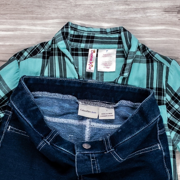 7 YEARS Japna & Calvin Klein Mix N Match Outfit EUC - Picture 3 of 4